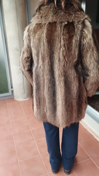 Abrigo de piel