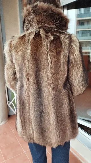 Abrigo de piel