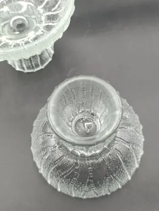 Set cuencos con pedestal Oberglas