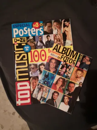 Lote Revistas TopMusic Pósters y Fotos