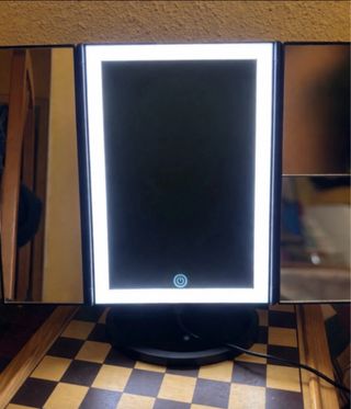 Espejo de tocador con luz LED