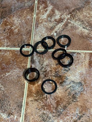 Separadores potencia bicicleta