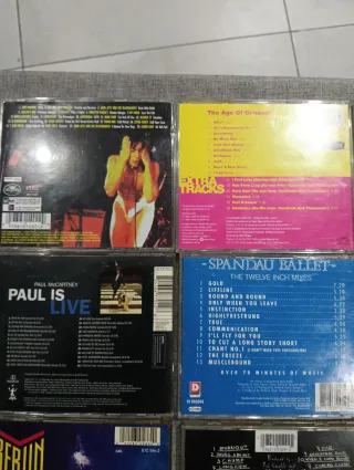 Lote 12 CDs 80s/90s Pop Rock Internacional