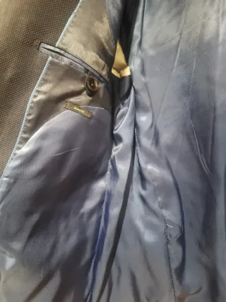 Traje Mango Slim Fit Azul Marino