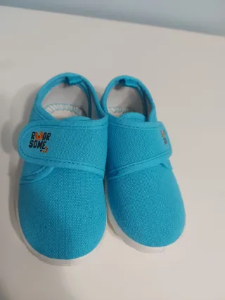 Zapatillas velcro Azul