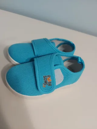 Zapatillas velcro Azul