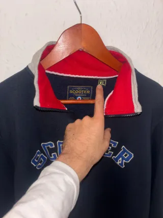 Sudadera Scooter media cremallera