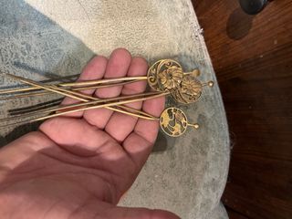 Antiguas horquillas pelo japonesas