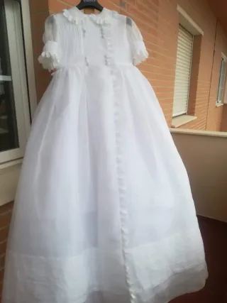 Vestido Comunión Organdil Suizo