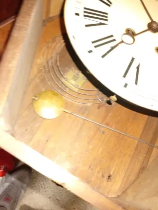 Antiguo reloj ovalado siglo XiX