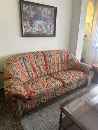 Conjunto de sofás clásicos de alta calidad (3 + 2)