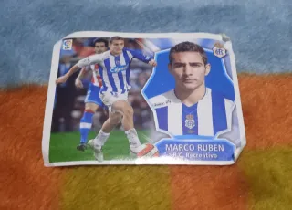 Cromo de Marco Rubén del RC RECREATIVO