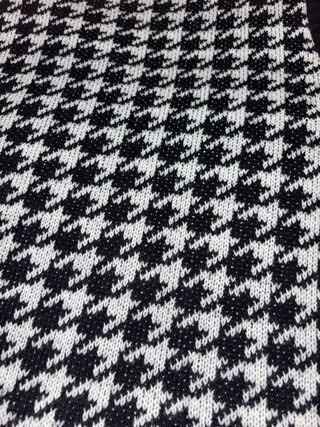 Chaleco de punto pata de gallo