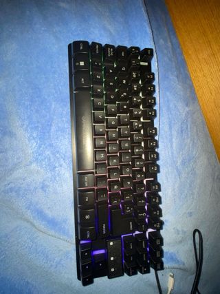 Teclado Gaming RGB Negro