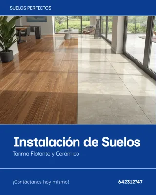 Colocación de suelos. Tarima, cerámicos y más!
