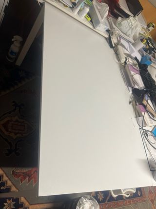 Mesa Escritorio Comedor Blanca Minimalista