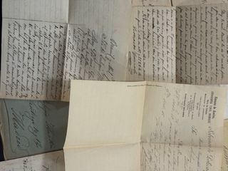 Lote  de sobres y cartas centenarias de España.