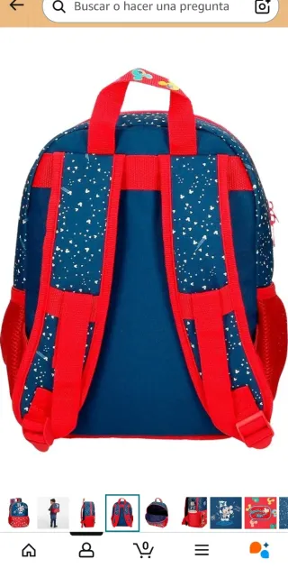 Mochila y Estuche Mickey Mouse 4-6 años