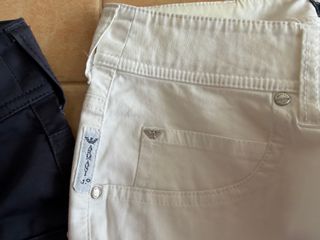 2 Pantalones Armani Jeans Azul y Blanco