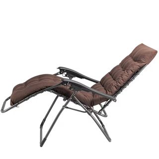 Dos Tumbonas Gravedad Cero con Cojín Marrón