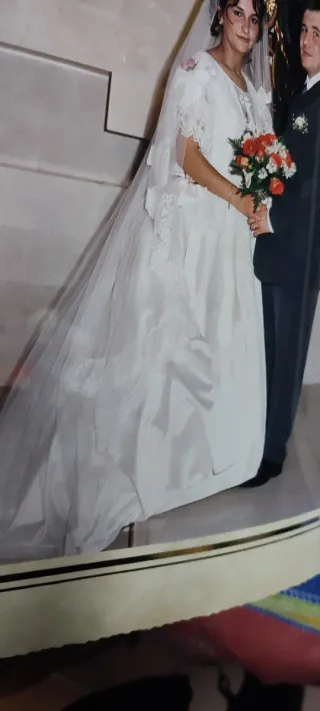 Vestido de Novia beis clarito