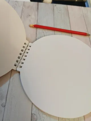 Libreta redonda flamencos