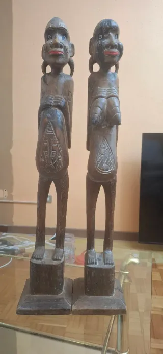 Figuras de madera africanas de fertilidad