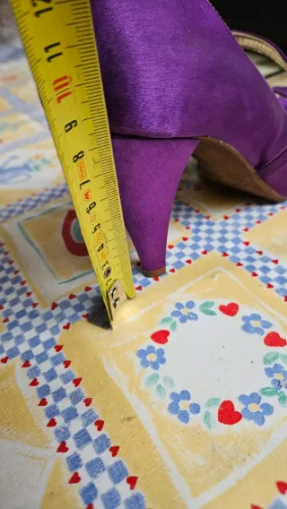 Sandali viola Square con cinturino