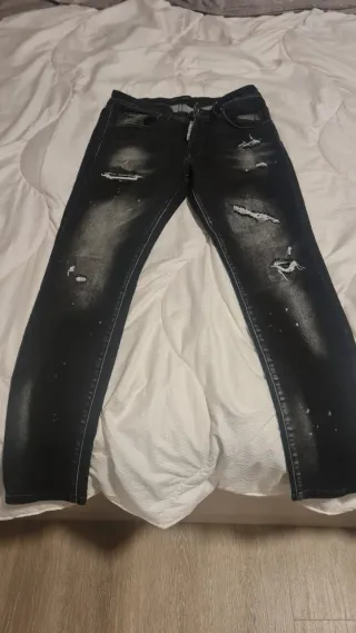 Jeans slim DSQUARED2 uomo neri