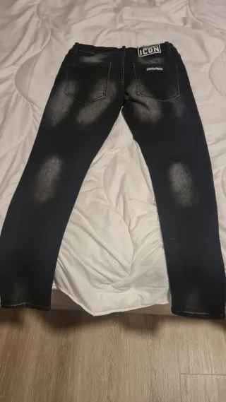 Jeans slim DSQUARED2 uomo neri