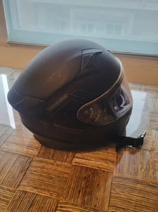 Casco Moto Integral LS2 Negro Talla XS.