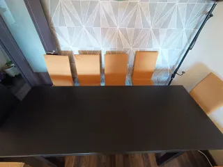 Mesa comedor extensible + 6 sillas