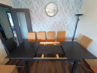 Mesa comedor extensible + 6 sillas