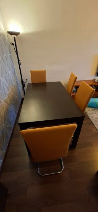 Mesa comedor extensible + 6 sillas