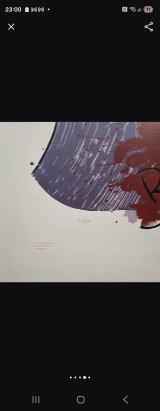 Obra Javier Puértolas Bota nº1 Firmada