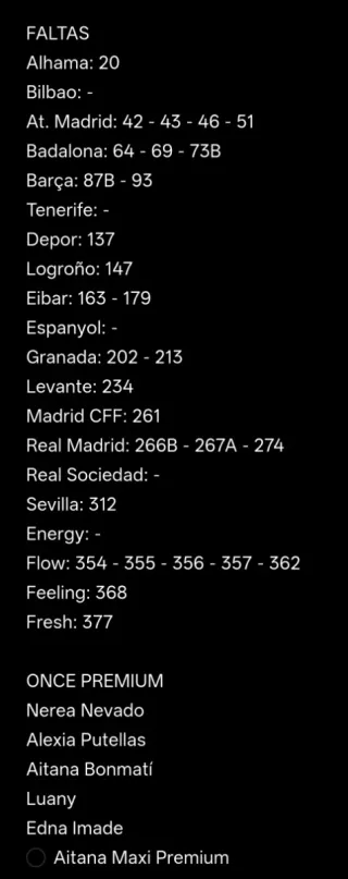 Cromos Liga F 2025-26