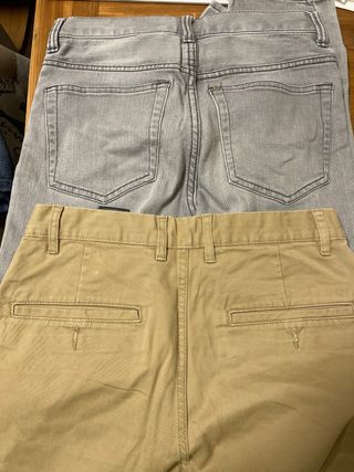 Lote 3 Pantalones: Vaqueros y Chino
