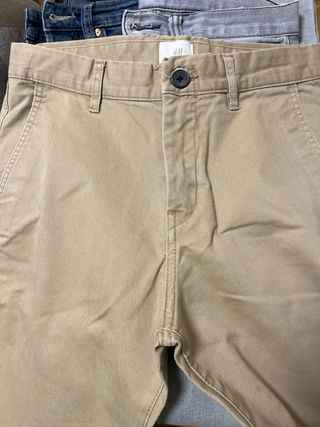 Lote 3 Pantalones: Vaqueros y Chino