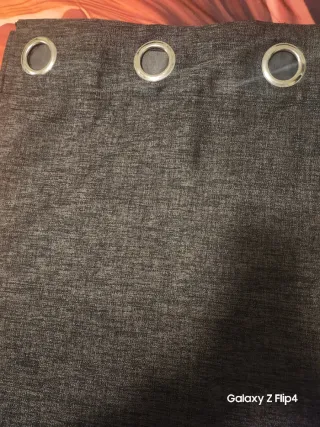 Cortinas opacas grises gruesas