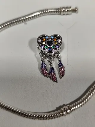 Colgante plata Atrapasueños, plata 925