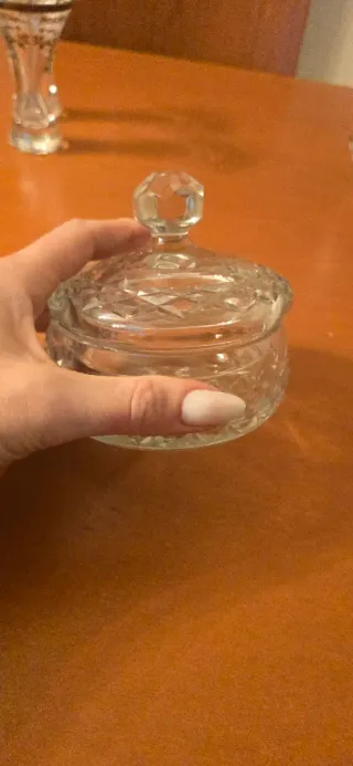 Porta Caramelle Cristallo Vintage