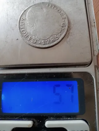 2 Monedas 2 Reales Carlos III.