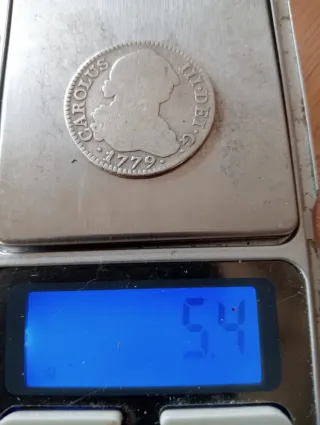 2 Monedas 2 Reales Carlos III.