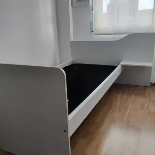 Cama infantil, estructura + somier+ cajones