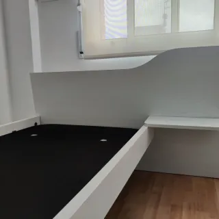 Cama infantil, estructura + somier+ cajones