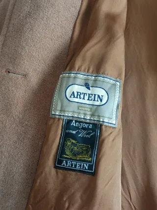 Abrigo lana y angora