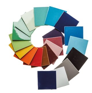 Azulejos colores 10x10cm grosor 4mm