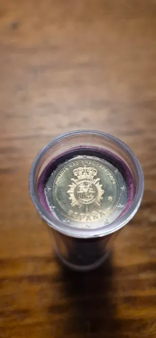 Cartucho 2 euros España 2024 Policía Nacional