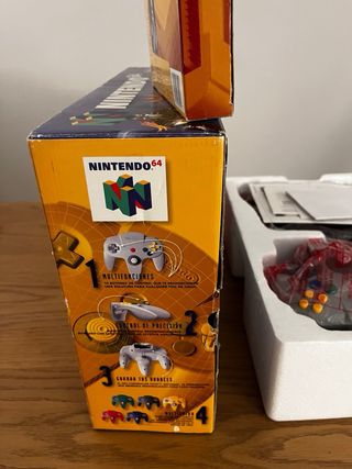 Consola Nintendo 64 con accesorios
