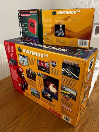 Consola Nintendo 64 con accesorios